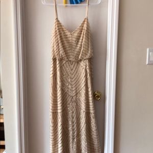 Adrianna paper blouson dress